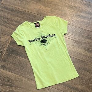 Harley-Davidson Women's Lime Green Tee